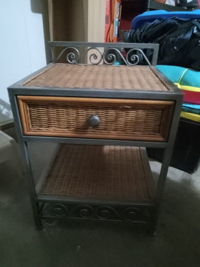 Wicker Table.