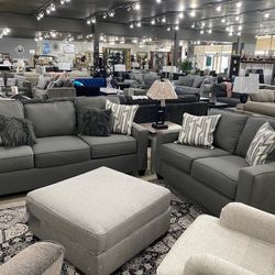 Sofa Love Seat Set With Ottoman