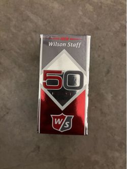New Wilson Staff Fifty Elite Golf Balls – 2 Balls