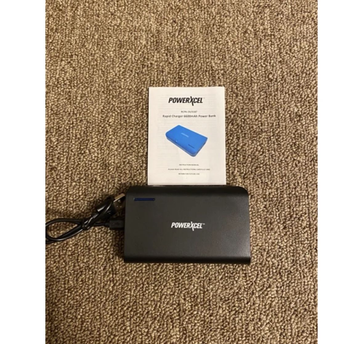 BRAND NEW POWERXCEL RAPID CHARGER 6600mAh POWER BANK