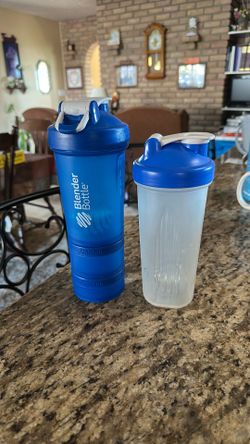 2 Blender Bottles: 1 w/ 2 ProStak Cups 