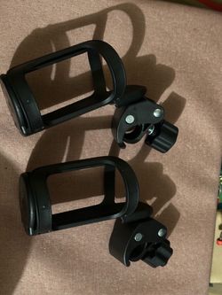 Cupholder attachment for a stroller, cart, bike, etc.