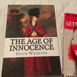 The Age of Innocence by edith wharton and getting away with murder by Chris Crowe