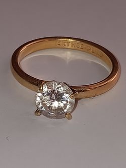 14kt  Dimond Engagement Ring 