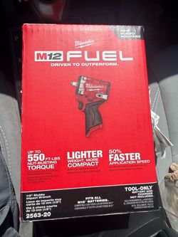 NEW Milwaukee 1/2” M12 impact