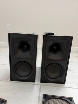 Klipsch The Fives Powered Bookshelf Speakers (Matte Black)
