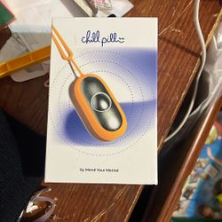 Chill Pill  Helps Sleep Faster, Eases Anxiety Uses Microcurrent/ Vibration Technology Handheld