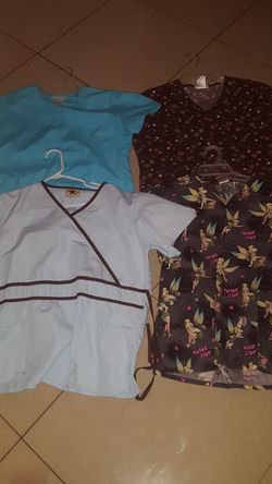 Scrub shirts $2 each