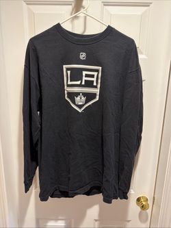 Reebok NHL LA Kings Jonathan Quick Jersey Style Long Sleeve T-shirt $10
