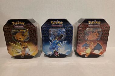 Pokemon Hidden Fates Tins Set of 3