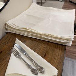 White Linen Event Napkins