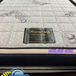 Double Sided Queen Mattress And Box Set New Cama