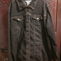 Long Denim Jacket (Denim 24/7)