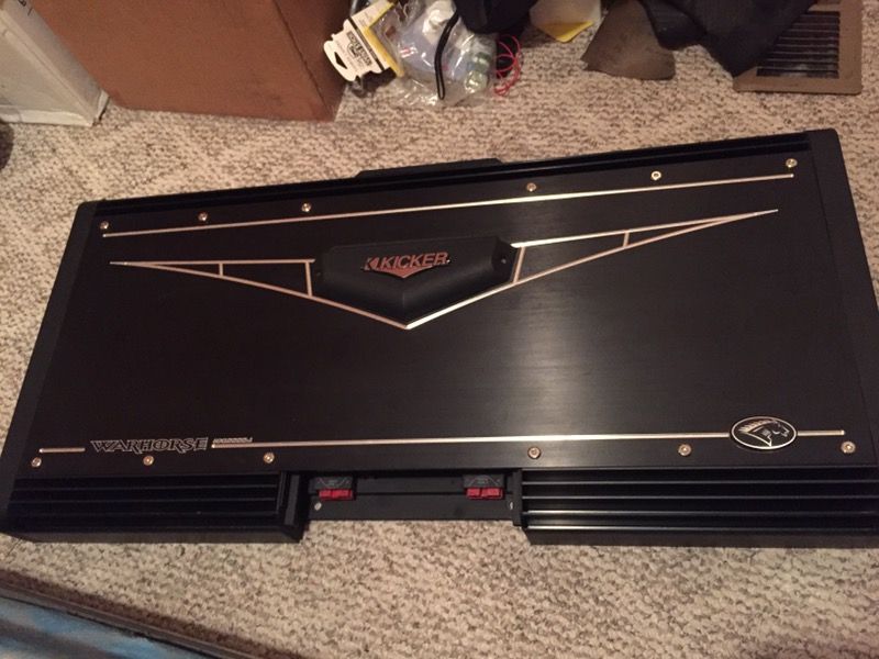 KICKER WARHORSE WX10000.1 AMP for Sale in Salem, OR OfferUp