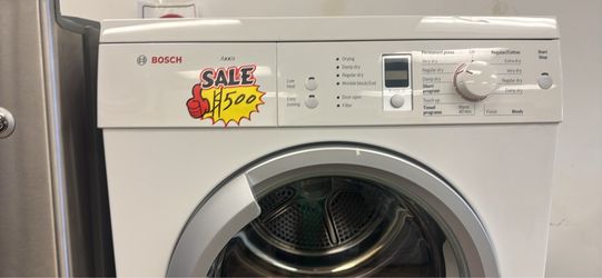 Bosch stackable electric washer, and ventless dryer with warranty