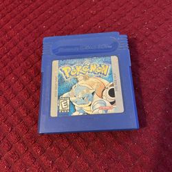 Pokemon Blue Nintendo Gameboy Color Authentic Tested Working