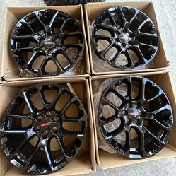 Gmc Denali 22s. Set Of 4 New Wheels. 