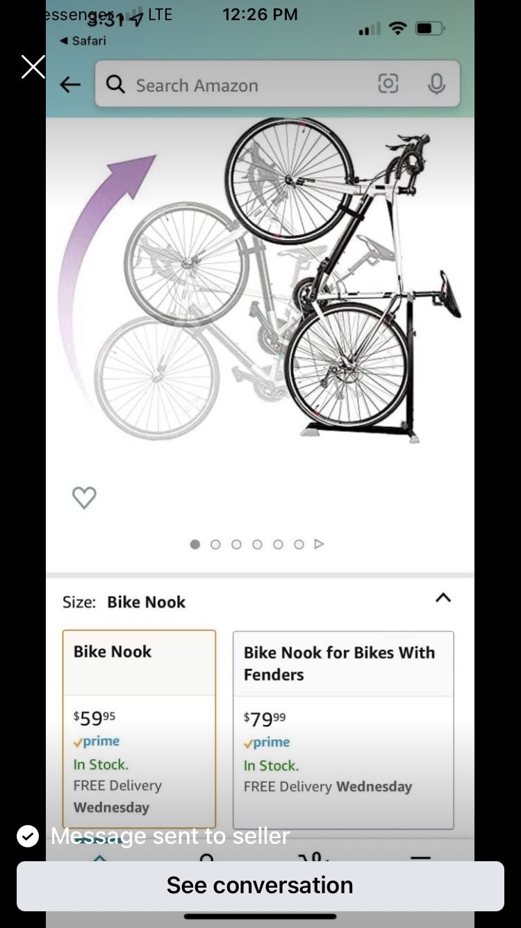 Bike Nook For Storage