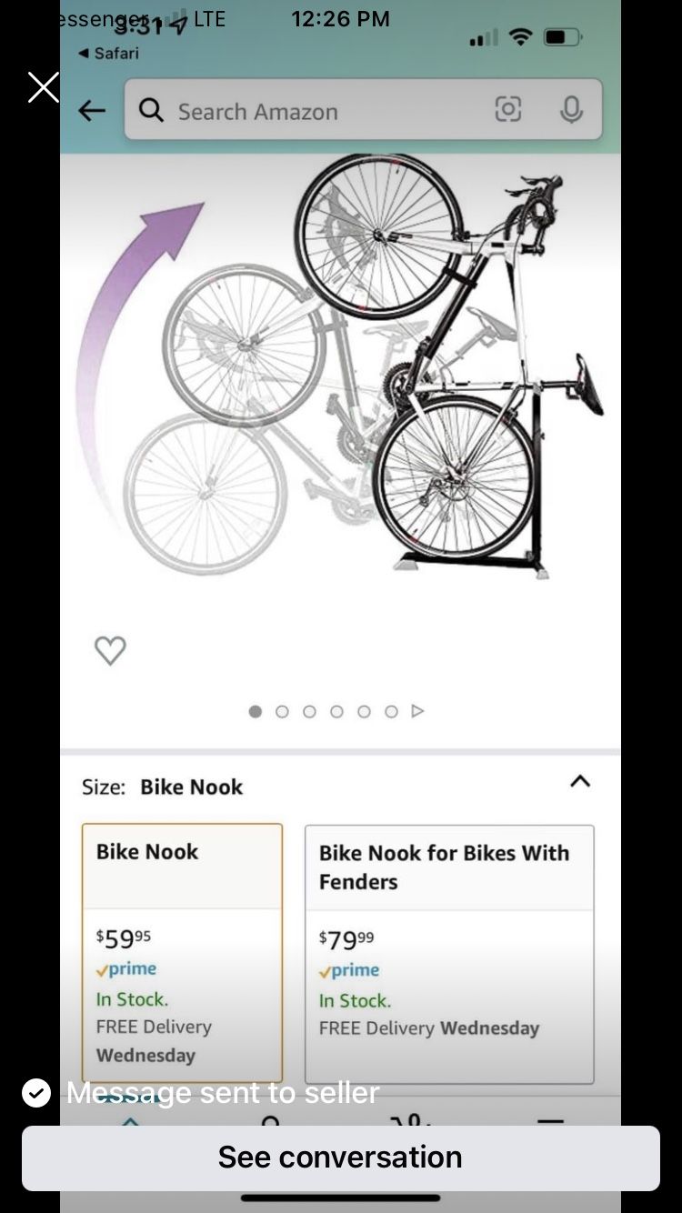 Bike Nook For Storage 