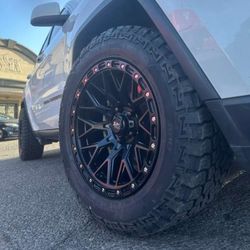 18x9 XM Wheels And Tires 265/60/18 Zeetex AT
