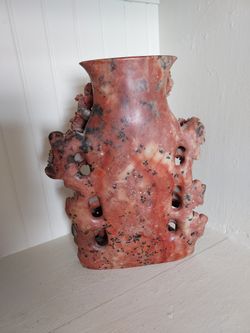 Chinese Carved Sandstone Vase