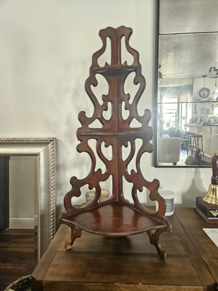 Antique Corner Shelf