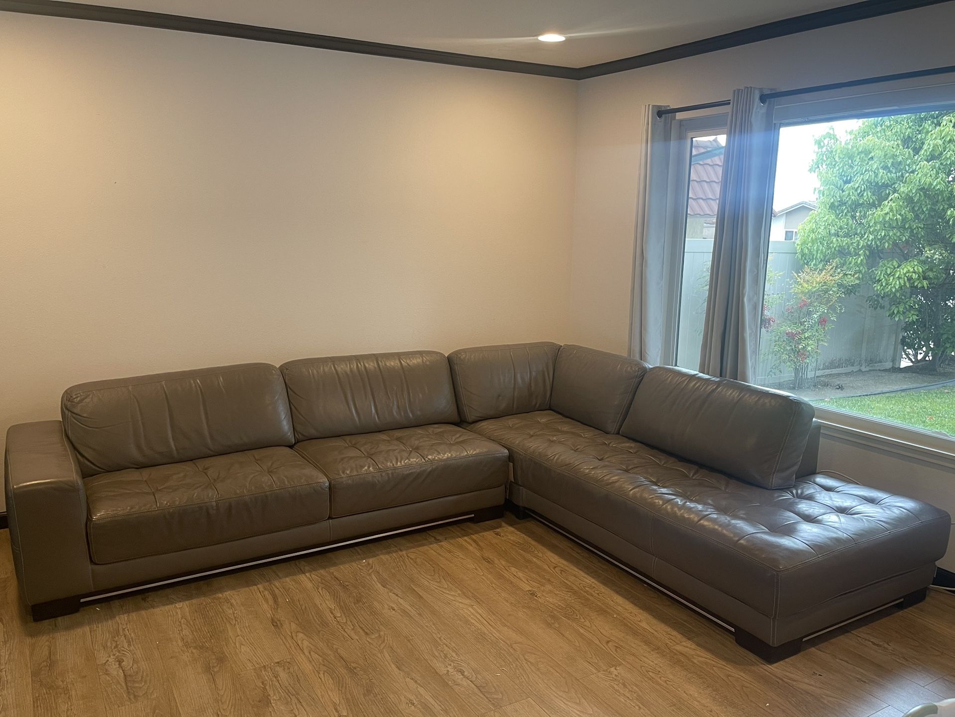 Leather Sectional Couch