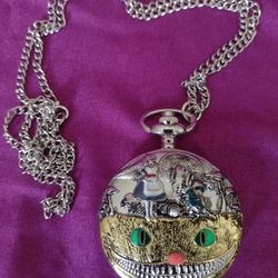 Disney Alice In Wonderland Unique Pocket Watch