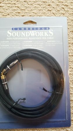 Cambridge SoundWorks RCA cables