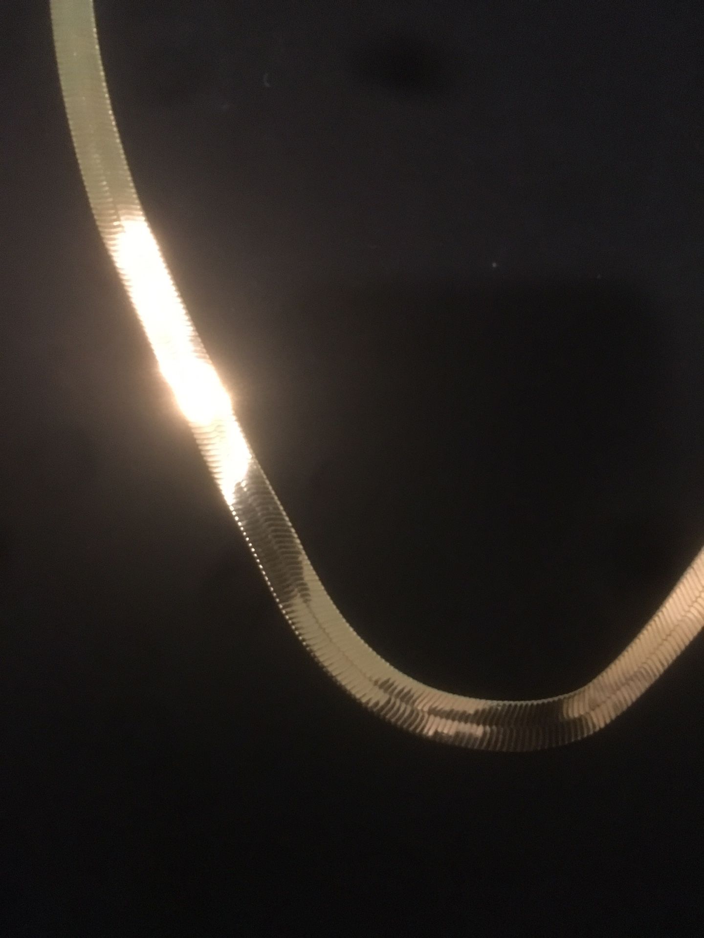 high quality gold plated herringbone chain