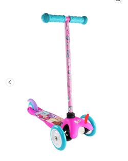 Barbie Tilt and Turn 3 Wheels Scooter