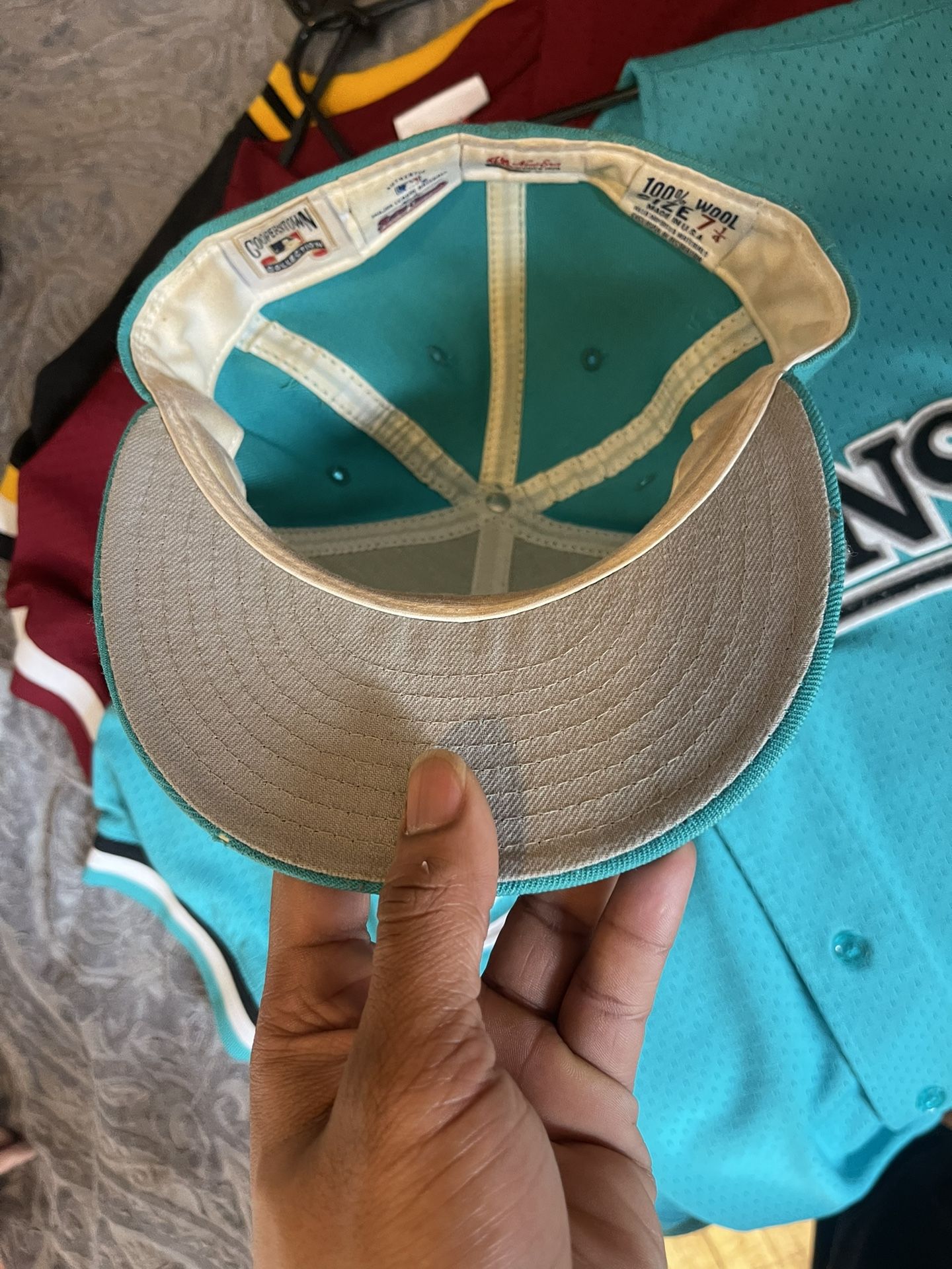 Authentic Mesh BP Jersey Florida Marlins 1995 Andre Dawson With Hat