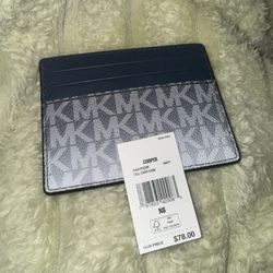 NWT Michael Kors Cooper Signature Logo Card Case