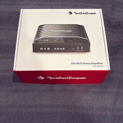 *Brand New* Rockford Fosgate 500 Watt Mono Amplifier