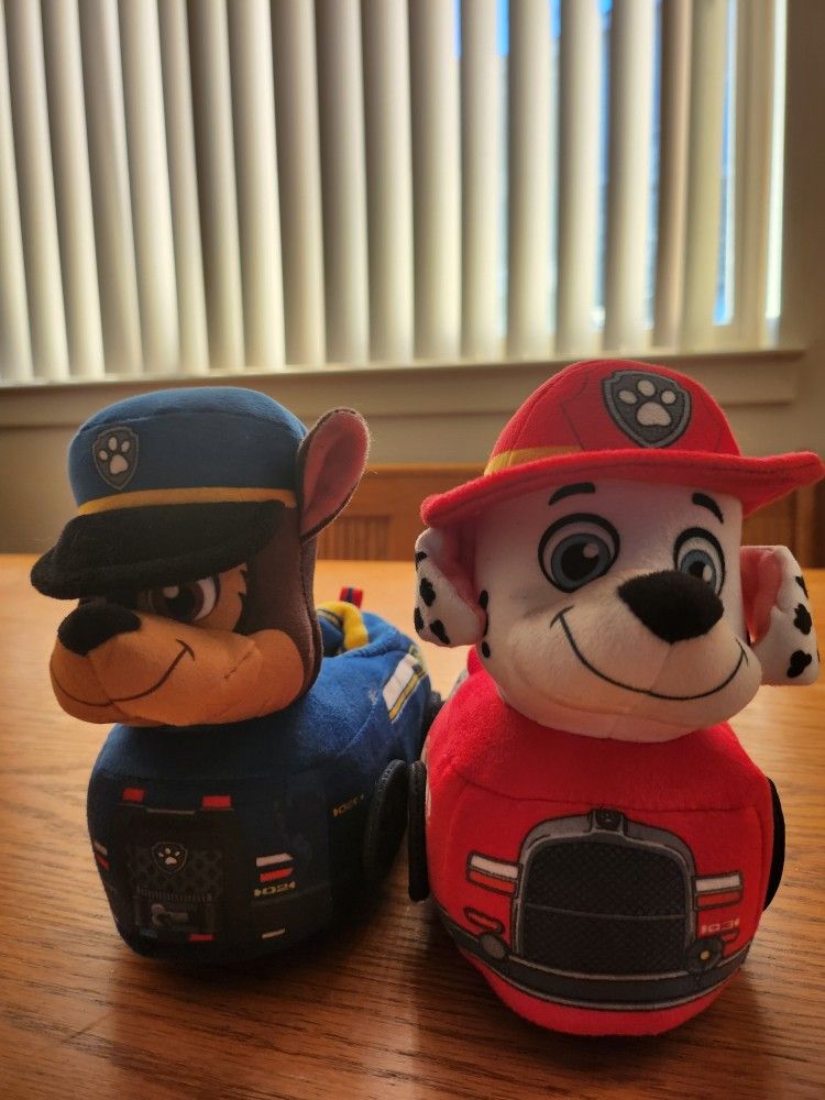 Paw Potrol Slippers Toddler Size 7-8