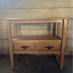 Small Solid Wood Entry Table/Console table