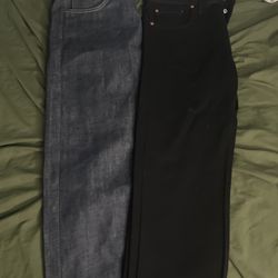 Blue And Black 501s