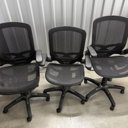3 Premium Computer Chairs Fully Functional 