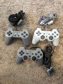 Sony PlayStation Controllers Lot of 3