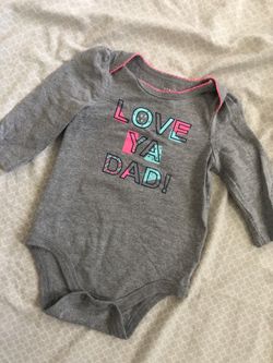 Daddy’s girl Onesies 3-6m