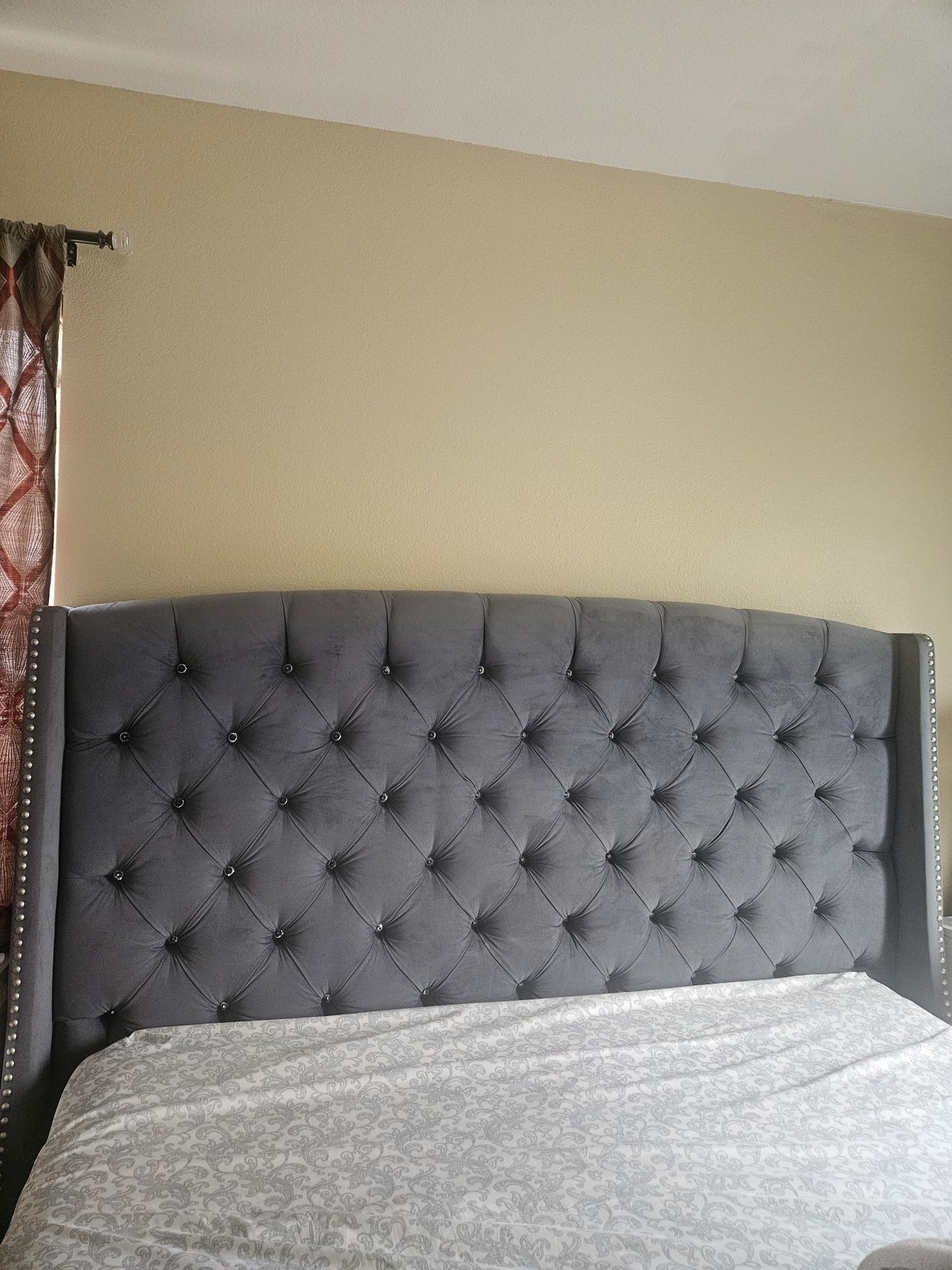 King Size Bed Frame With Footboard And Side Rails