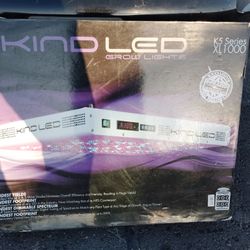 Grow Light Kind  Brand LED K5 series XL1000 LED plant w/ power cable hangers remote Untested 