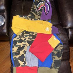 Bape Full Zip Multi Color 