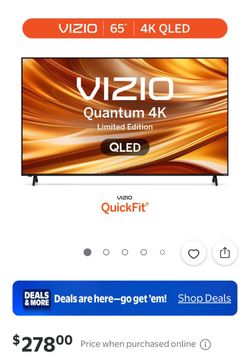 Vizio 65" Quantum 4K QLED TV Limited Edition