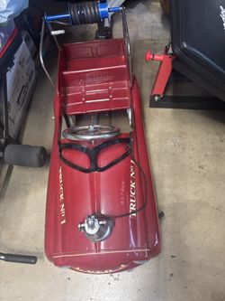 Volunteer Fire Dept Truck Metal