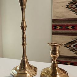 Brass Taper Candle Holders