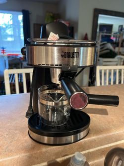 Electric Espresso, Cappuccino, Coffee Latte w/Steamer Rare & Working