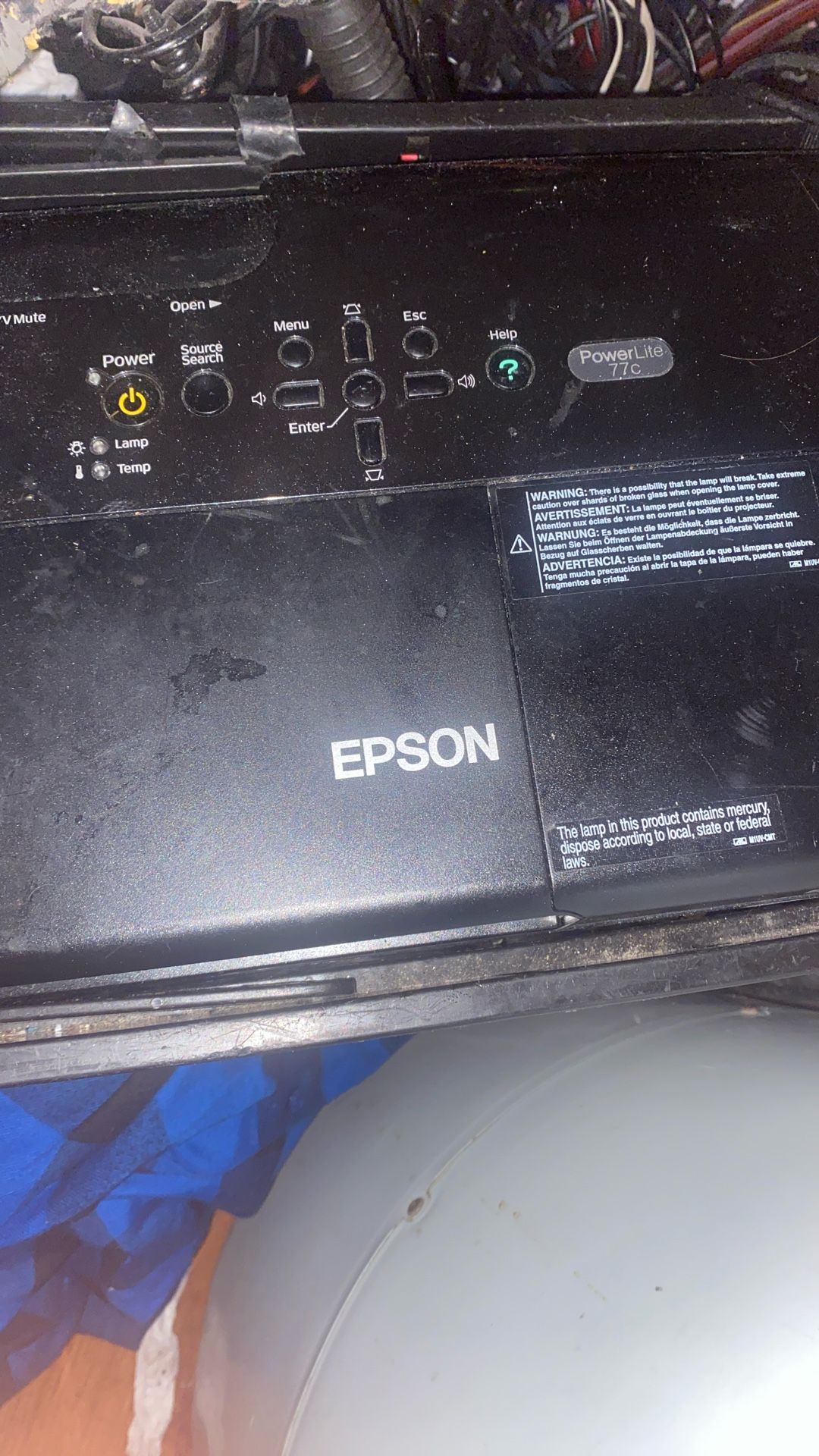 Epson Projector Power Light 77C