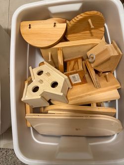 Wood craft supplies, free to good home
