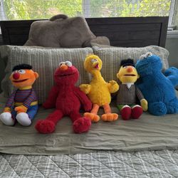 KAWS Sesame Street Plush Dolls Full Set